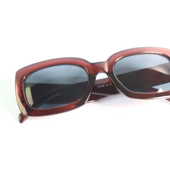 AJ Morgan 53848 52-21 136 Red Oversized rectangle sunglasses N3 - Picture 8 of 10